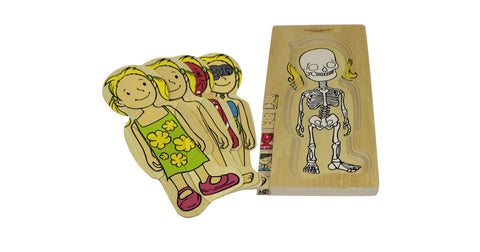 Discoveroo - 5 Layer Body Puzzle - Girl