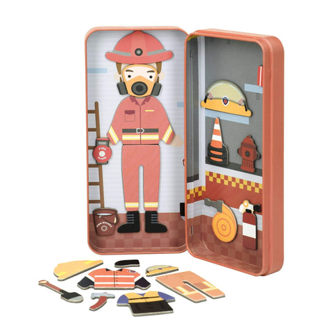 MierEdu - Travel Magnetic Puzzle Box - Firefighter