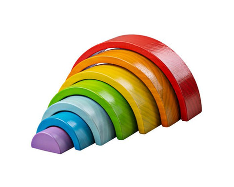 Bigjigs - Wooden Stacking Rainbow - Small