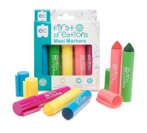 First Creations Maxi Markers Box of 5