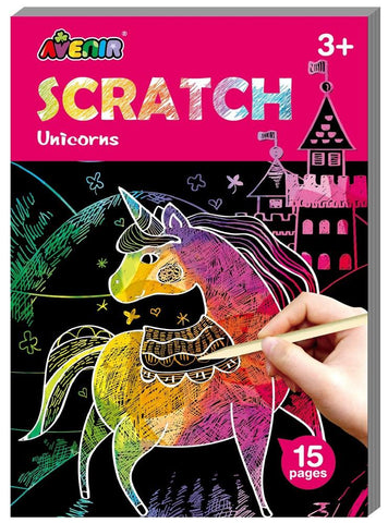 Avenir - Mini Scratch Book - Unicorns