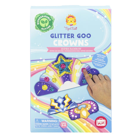 Tiger Tribe - Glitter Goo Crowns - Super Rainbow
