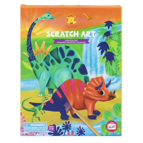 Tiger Tribe - Scratch Art - Dinosaurs