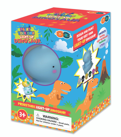 PAINT YOUR OWN LIGHT UP DINOSAUR
