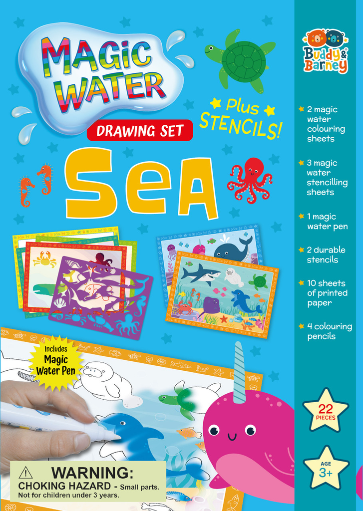 WATER MAGIC DRAWING SET - SEA – Torquay Toys