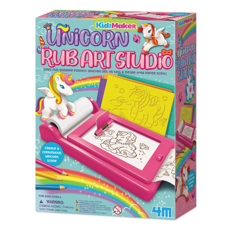 4M - KIDZMAKER - UNICORN RUB ART STUDIO