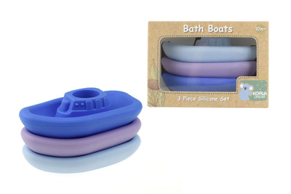 BATH BOATS 3PC SILICONE SET