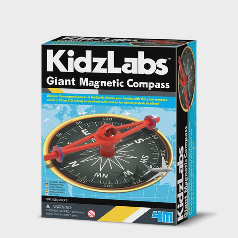 4M - KIDZLABS - GIANT MAGNETIC COMPASS