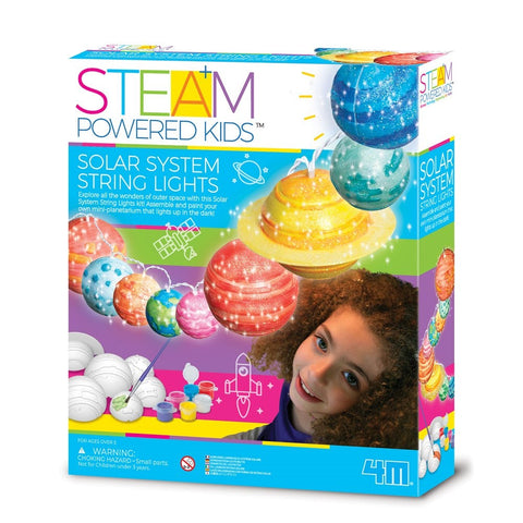 4M - STEAM POWERED KIDS - SOLAR SYSTEM TOYS STRING LIGHTS