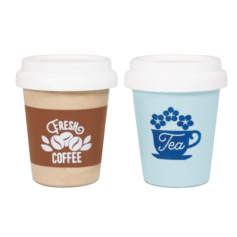 Tea & Coffee Re-Useable Eco Cups - 2 Piece