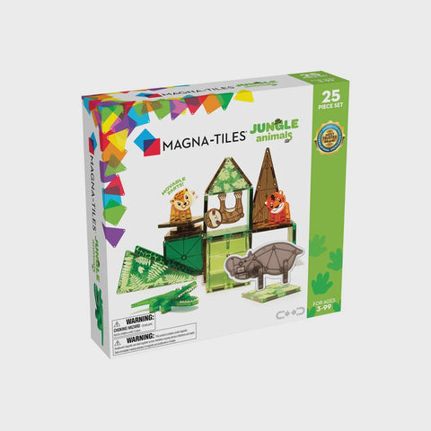 MAGNA-TILES - Jungle Animals - 25 Piece Set