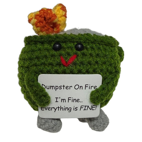 Mini Dumpster On Fire
