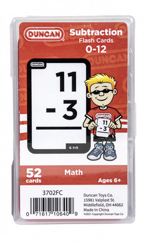 Duncan Flash Cards Subtraction