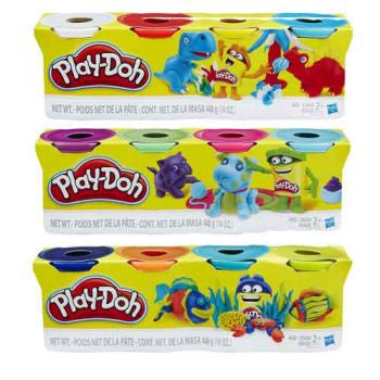 Playdoh 4 Tub Packs Asstd