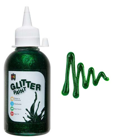 Glitter Green Paint 250Ml