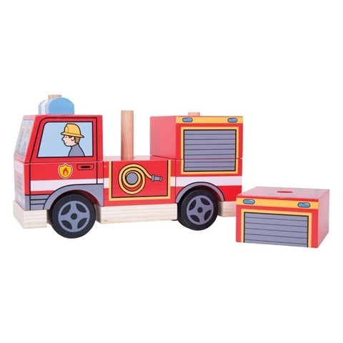 Bigjigs - Stacking Fire Engine