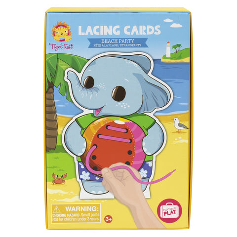 Tiger Tribe - Lacing Cards - Beach Party