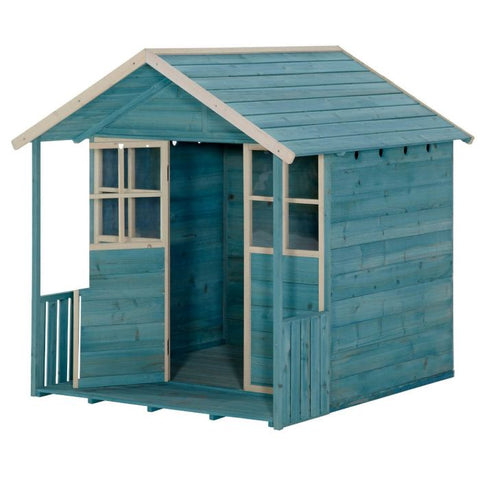 DECKHOUSE WOODEN CUBBY - TEAL