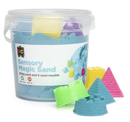 Sensory Magic Sand with Moulds 600g Green