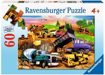 Rburg - Construction Crowd Puzzle 60pc