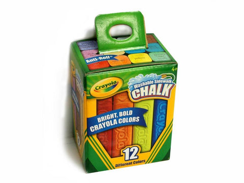 chalk sidewalk 12 pack colours