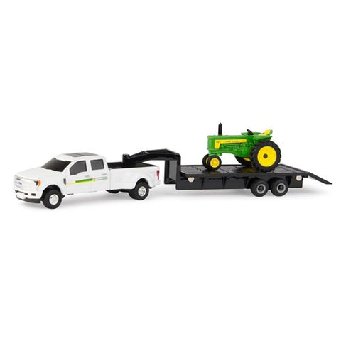 ORD F350 DUALLY with trailer and tractor