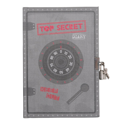 Tiger Tribe - Lockable Diary Top Secret