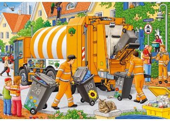 Rburg - Trash Removal Puzzle 2x24 Pc