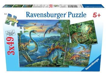 Rburg - Dinosaur Fascination 3 x49 Puzzle