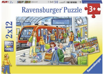 Ravensburger - Please get In! Puzzle 2x12pc
