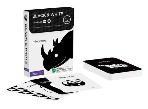 Mieredu - Cognitive Flash Cards - Black & White