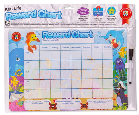 Sea Life Magnetic Reward Chart