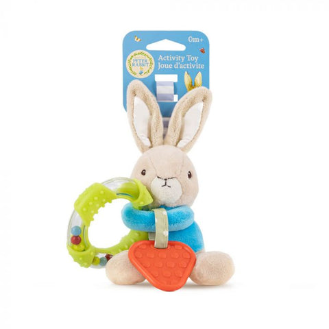 TEETHER: RING RATTLE PETER RABBIT TOY