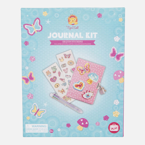 Tiger Tribe - Journal Kit - Sequins Stickers