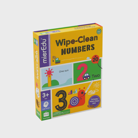 mierEdu Wipe & Clean Activity Set - Numbers