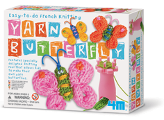 French Knitting Butterfly