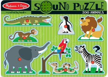 M&D - Zoo Animals Sound Puzzle - 8pc