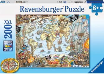Rburg - Pirate's Secret Map Puzzle 200pc