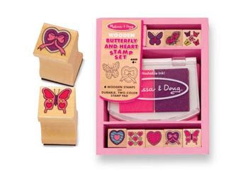 M&D - Butterfly and Hearts Stamp Set