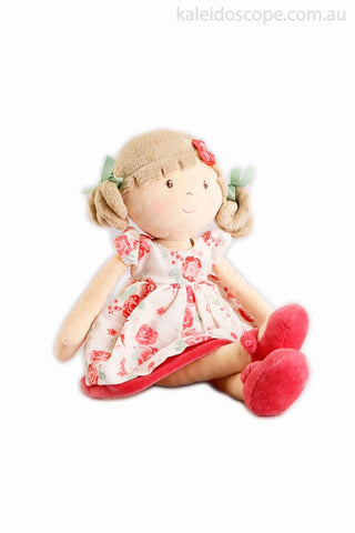 Scarlet Beige Flower Kids Doll
