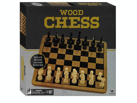 Chess Set Wood 29cm Cardinal