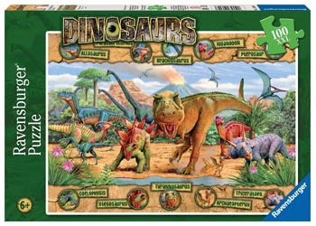 Ravensburger 100pc Dinosaurs Puzzle