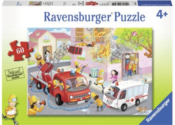 Ravensburger  Firefighter Rescue! Puzzle 60pc