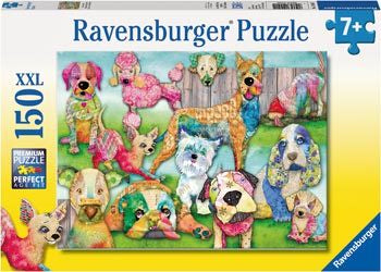 Ravensburger-Patchwork Pups Puzzle 150pc