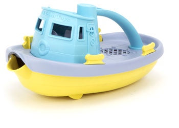 Green Toys - Tug Boat - Grey/Yellow/Turquoise